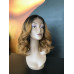 Peruca bobo ondulata Balayage 